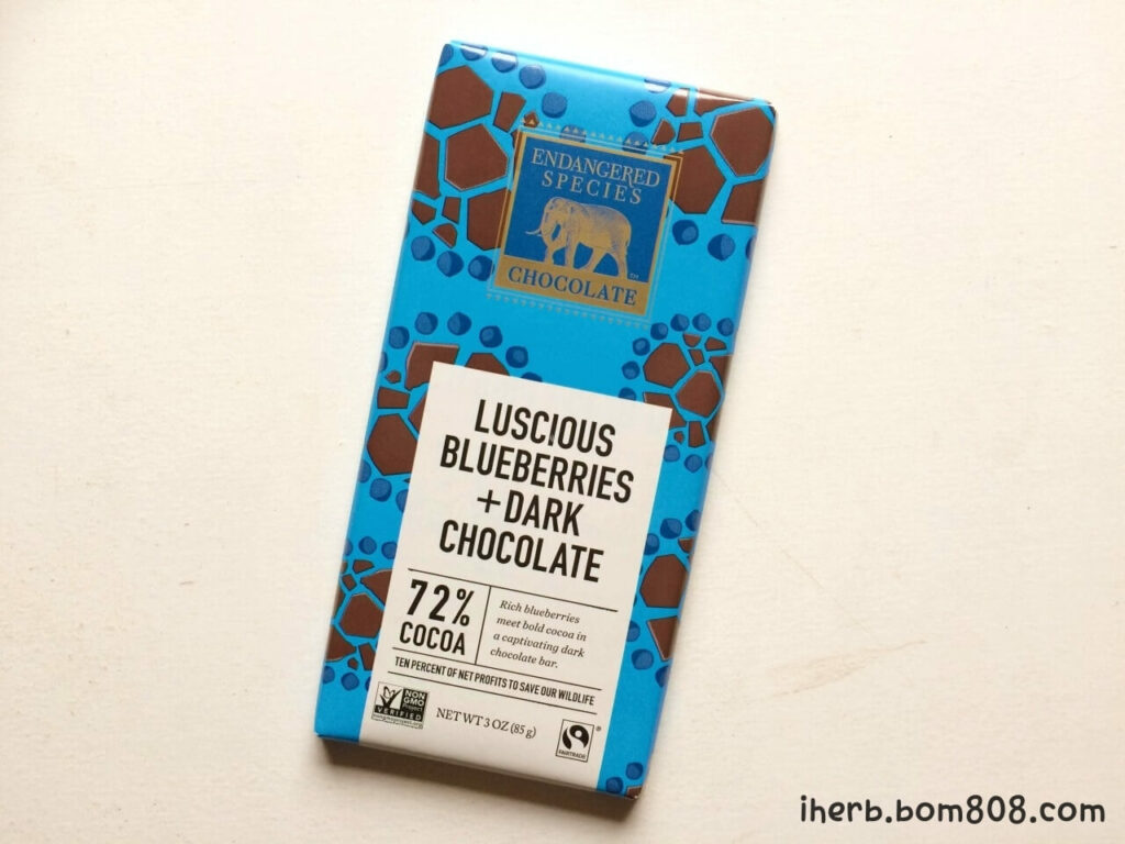 Endangered Species Chocolateラシャスブルーベリー＋ダークチョコレート