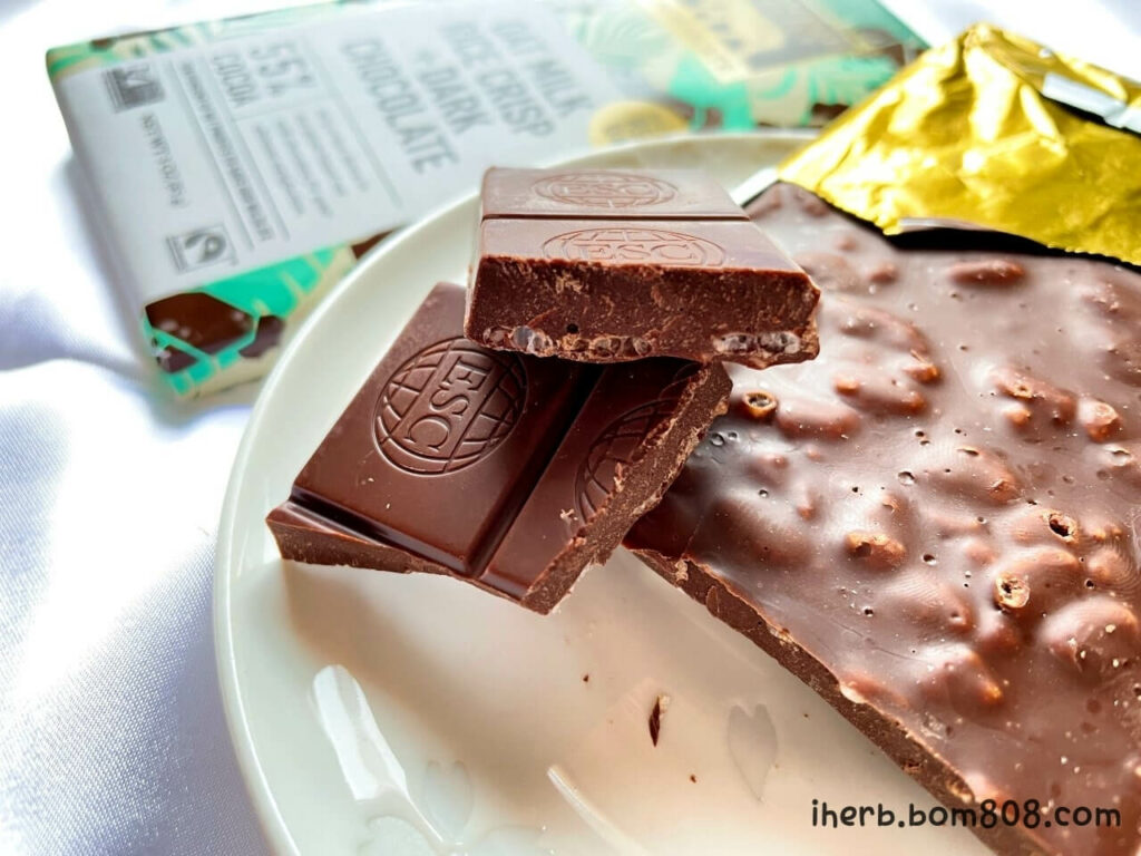 Endangered Species Chocolateオートミルクライスクリスプ+ダークチョコレート