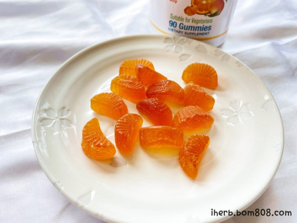 California Gold Nutrition ビタミンCグミ 天然オレンジ風味 ゼラチンフリー