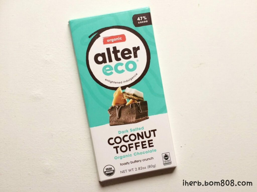 Alter Eco（アルターエコ）ダーク塩ココナッツタフィー47％