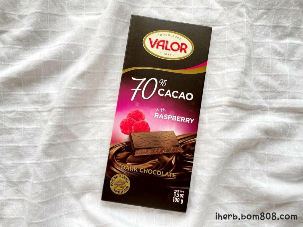 Valor（バロール）ラズベリー入りダークチョコレート70%