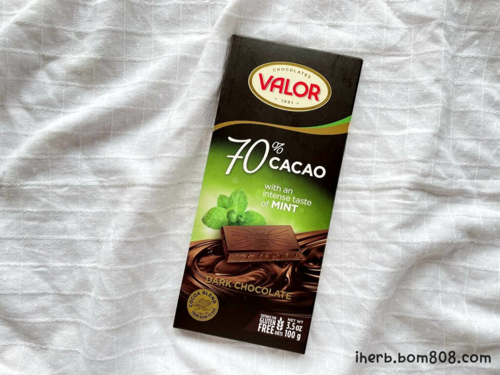 Valor（バロール）ミント入りダークチョコレート70%