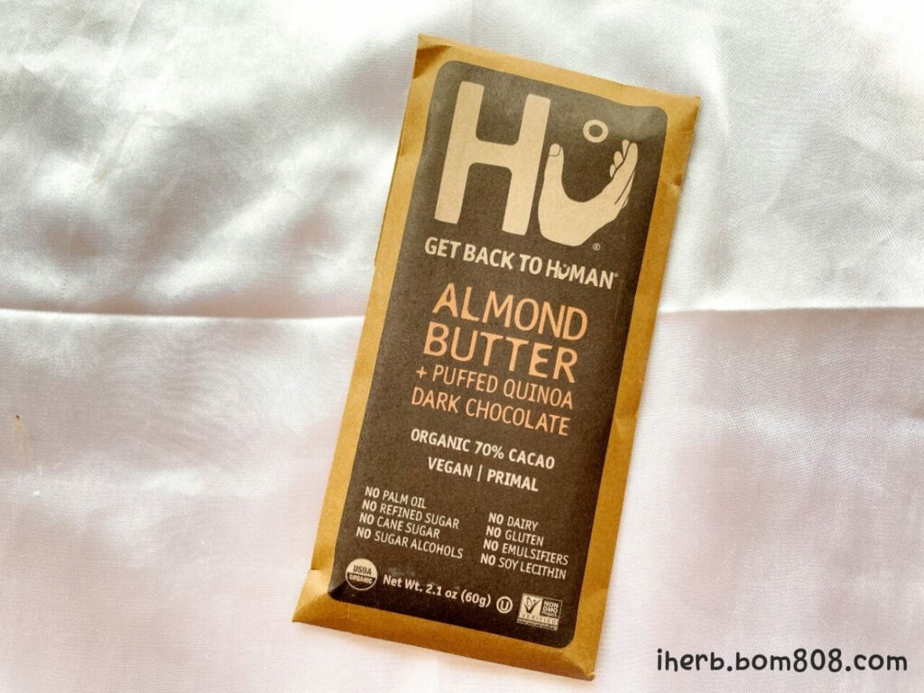 HU（ヒュー）アーモンドバター＋パフキノア70%