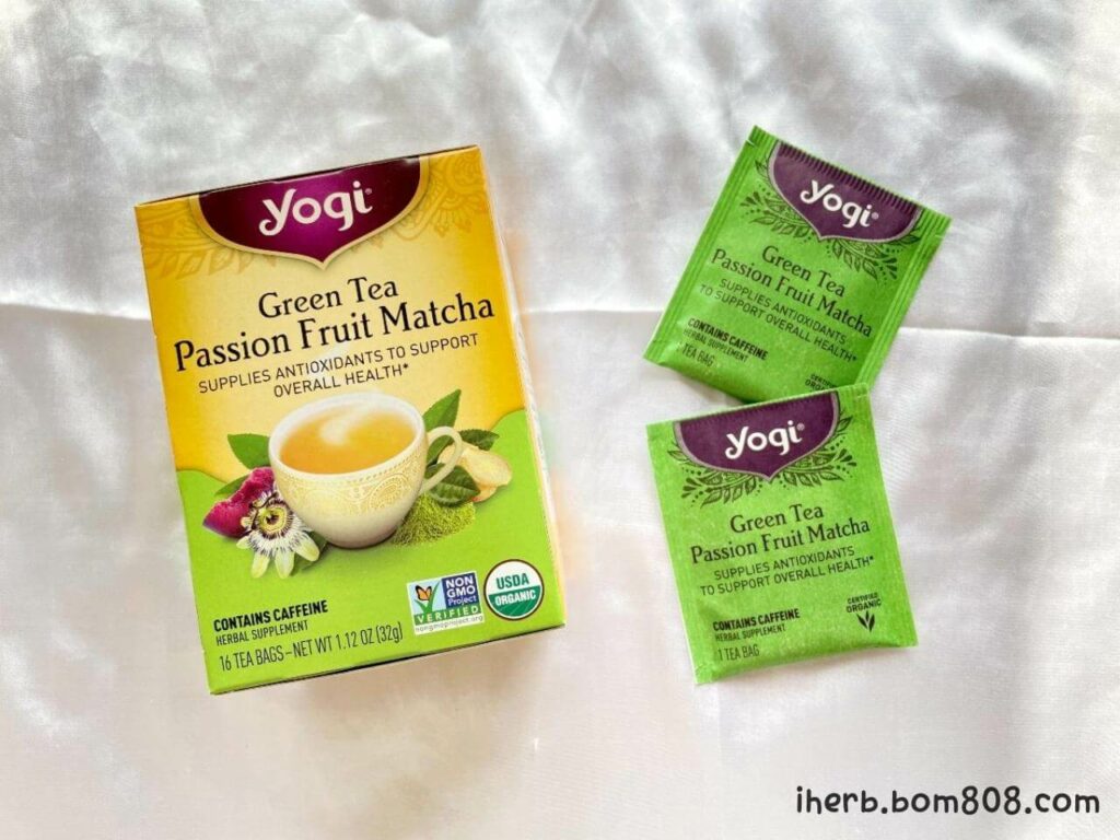 Yogi Tea（ヨギティー）緑茶｜パッションフルーツ＆抹茶