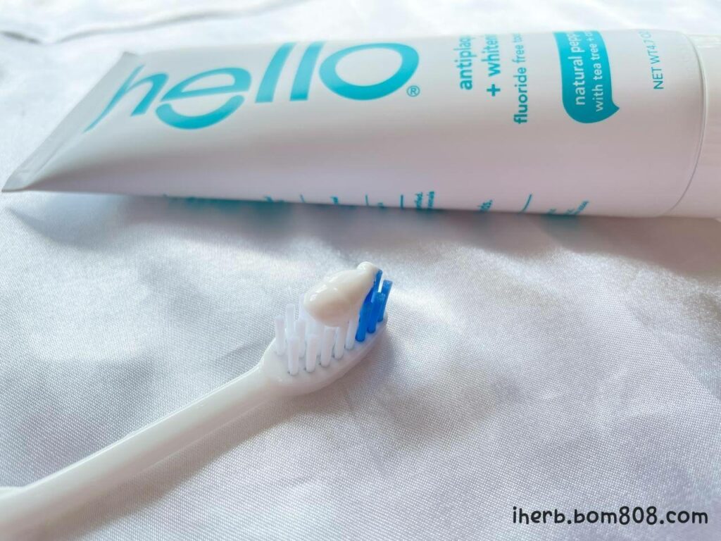 Hello（ハロー）｜アンチプラーク＋ホワイトニングフッ化物不使用歯磨き粉（天然ペパーミント）
