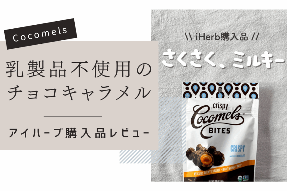 【iHerb】ヴィーガンなのに濃厚！Cocomelsのクリスピーバイツが革命的なおいしさ【アイハーブ】